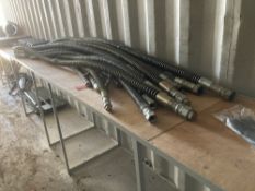 Quantity of 1" Hydraulic hoses