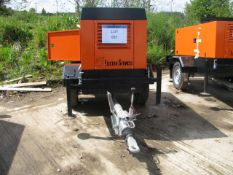 Electro Services lighting tower chassis with Kubota D1105 engine