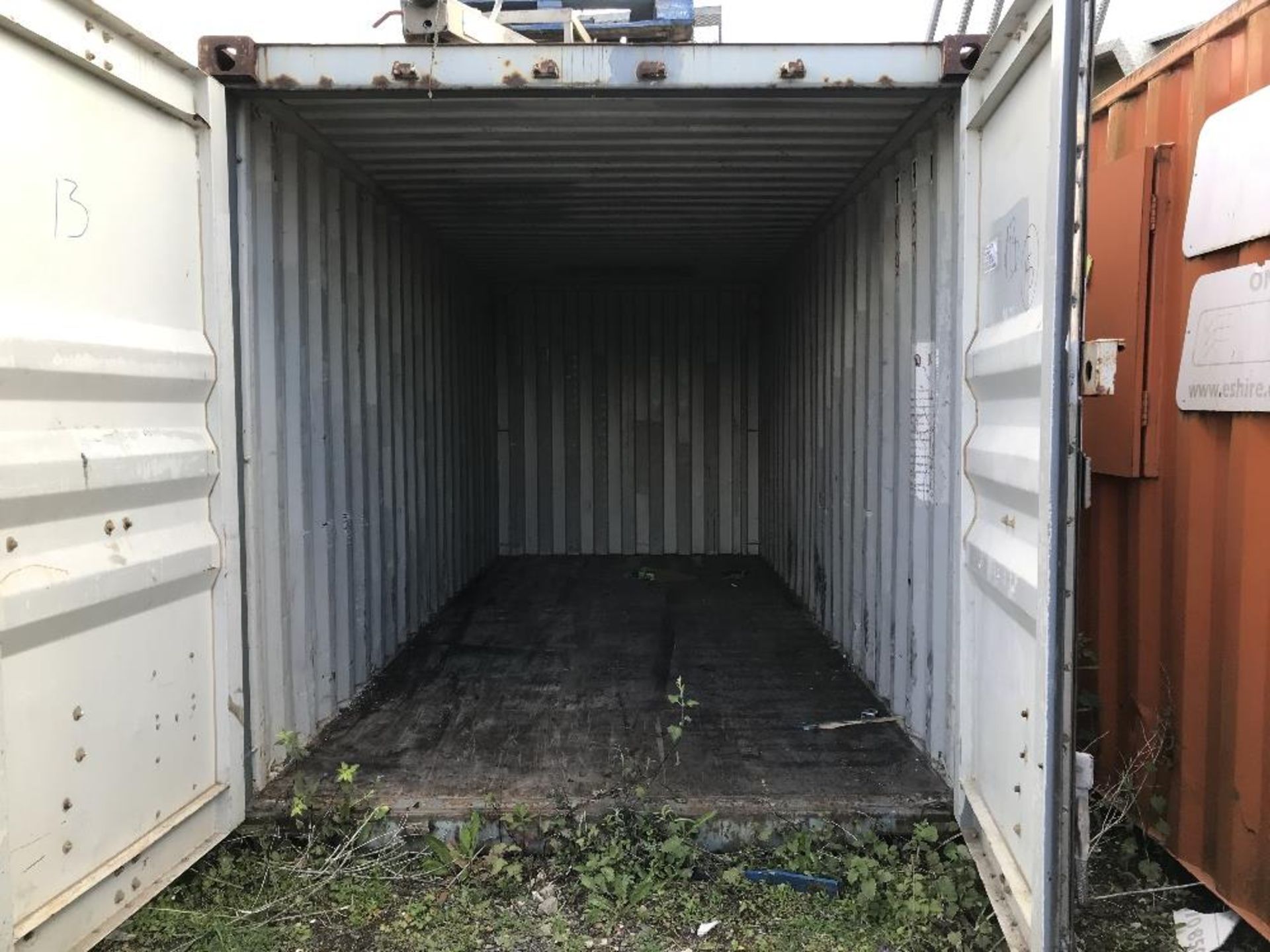 20ft Steel shipping container - Image 3 of 3