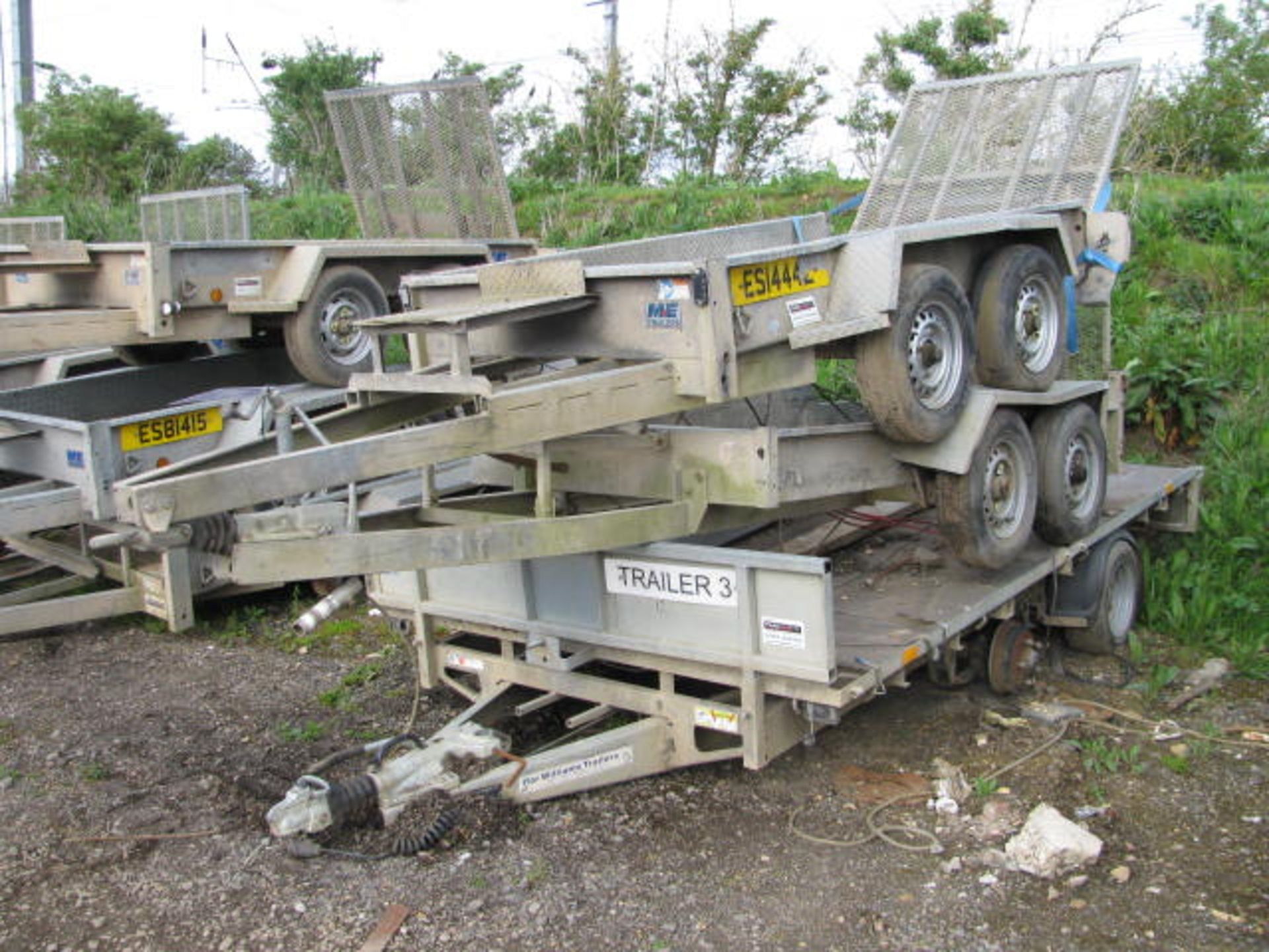Three tandem axle plant trailers - Image 3 of 3