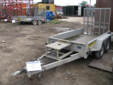 M+E Trailers tandem axle plant trailer