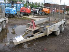 M+E Trailers tandem axle plant trailer