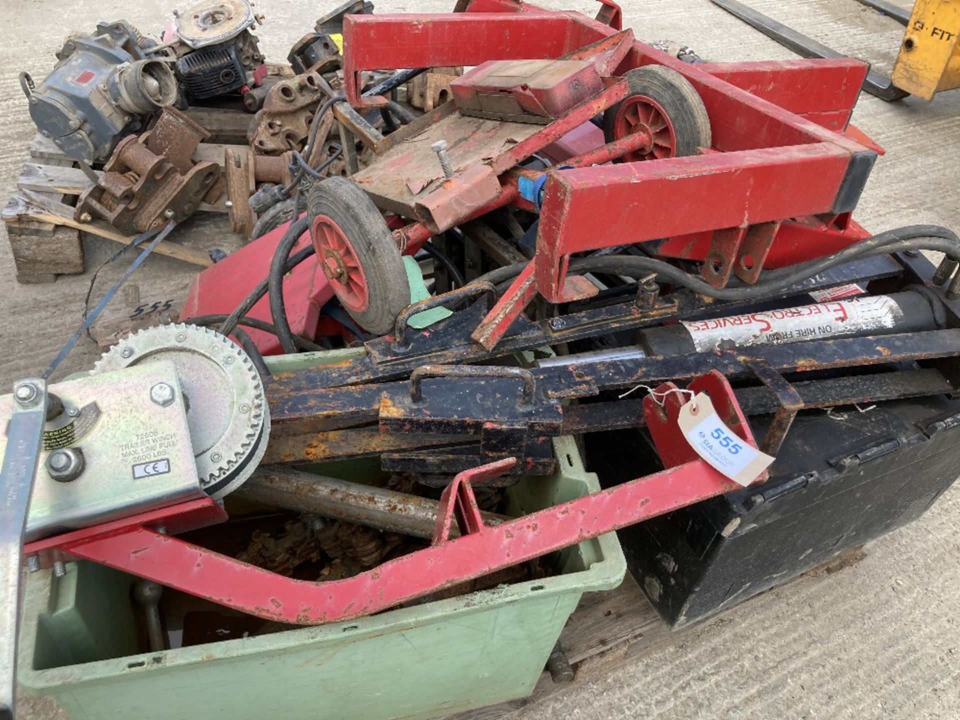 Pallet & Contents of Winch Parts - Image 4 of 6