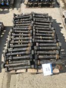 Pallet containing approximately (60) heavy duty bolts