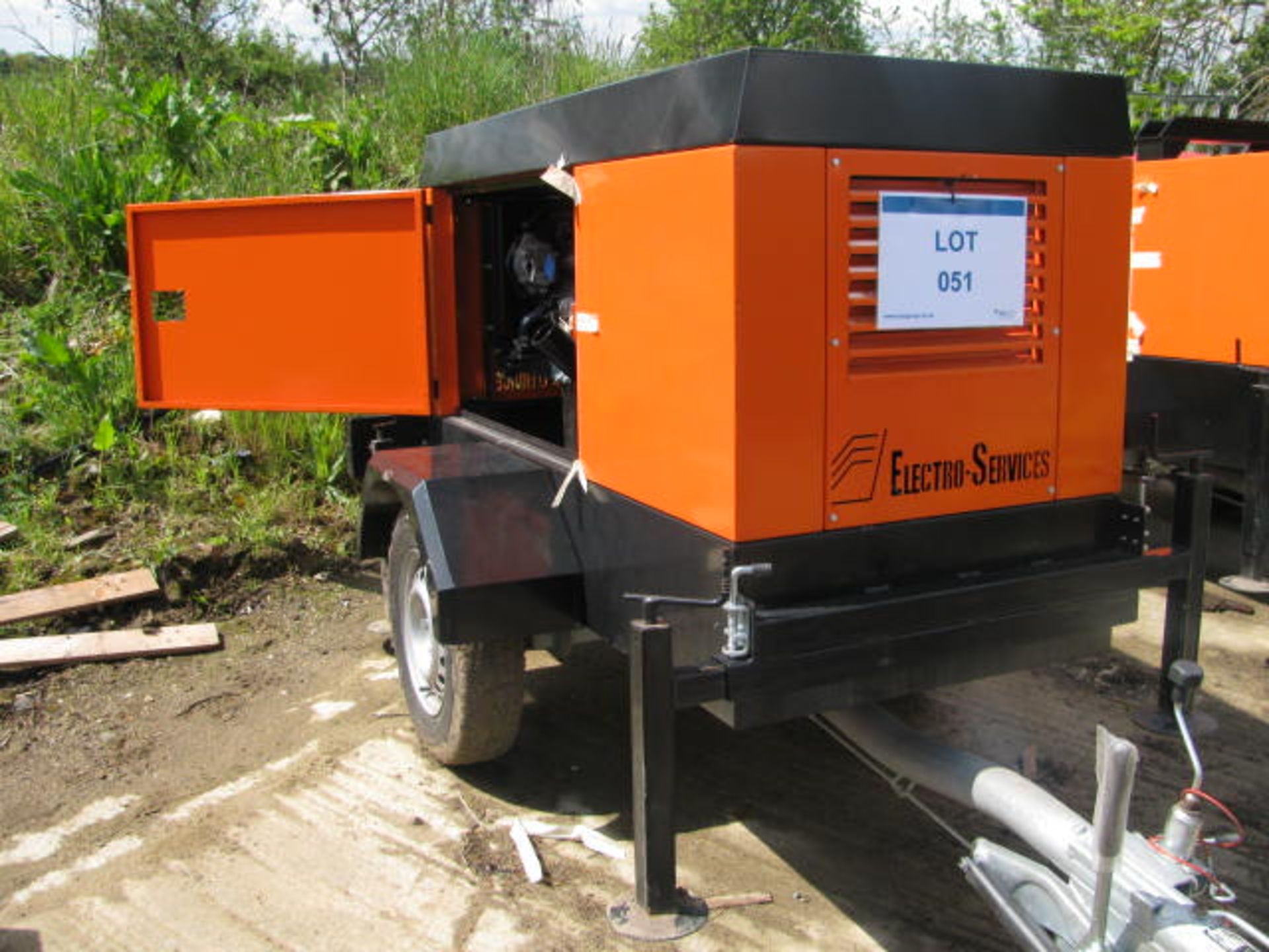 Electro Services lighting tower chassis with Kubota D1105 engine - Image 2 of 5