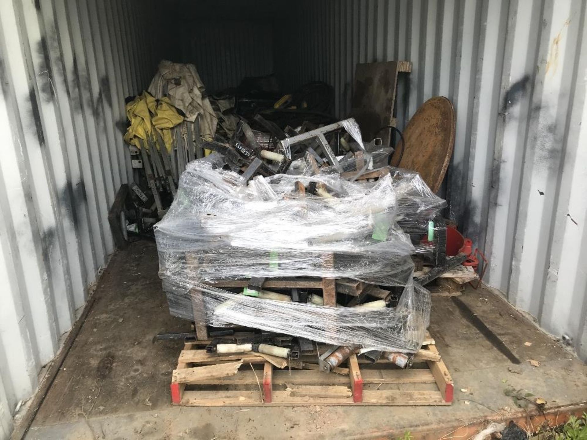 40ft Steel shipping container with remaining contents - Image 3 of 16