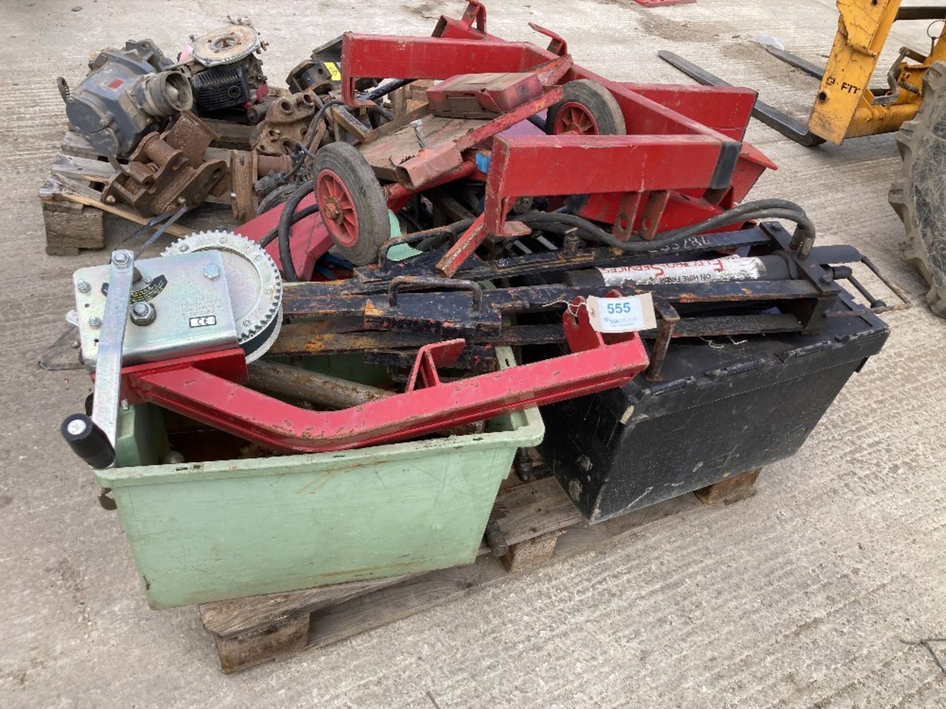 Pallet & Contents of Winch Parts - Image 2 of 6