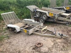 (1) Indespension Tandem Axle Plant Trailer