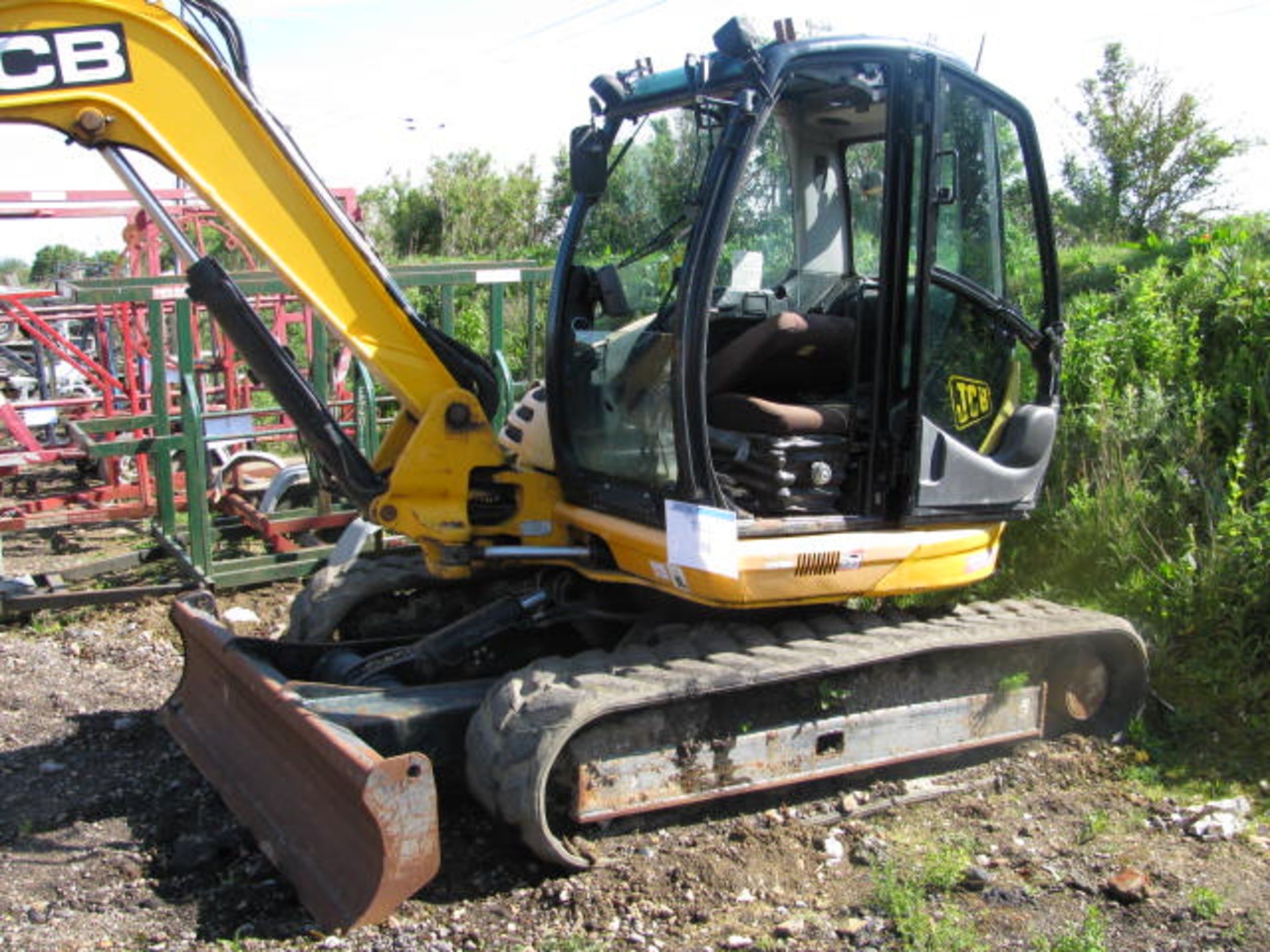 JCB 8085 ZTS rubber tracked excavator - Image 4 of 6