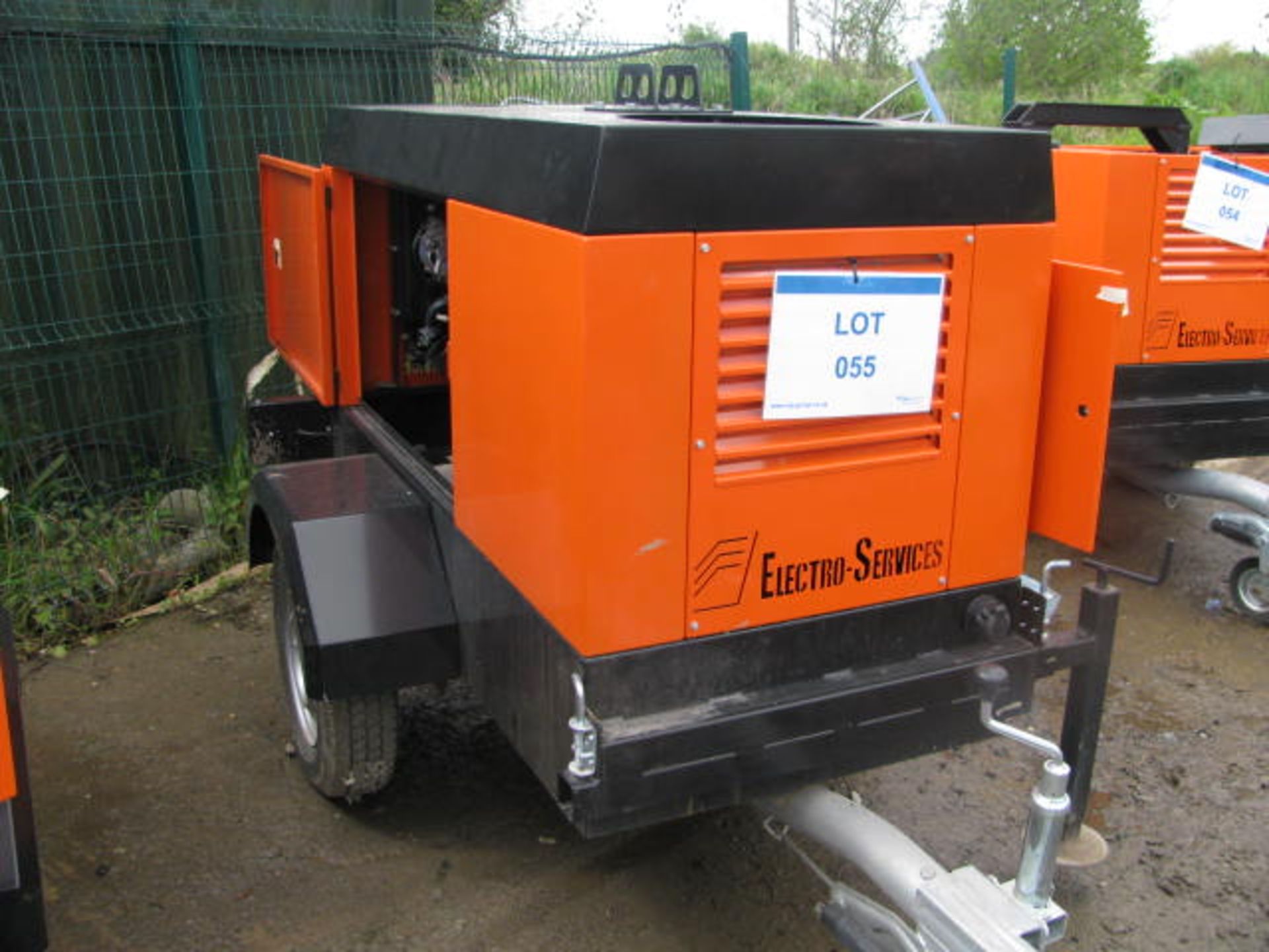 Electro Services lighting tower chassis with Kubota D1105 engine - Image 4 of 6