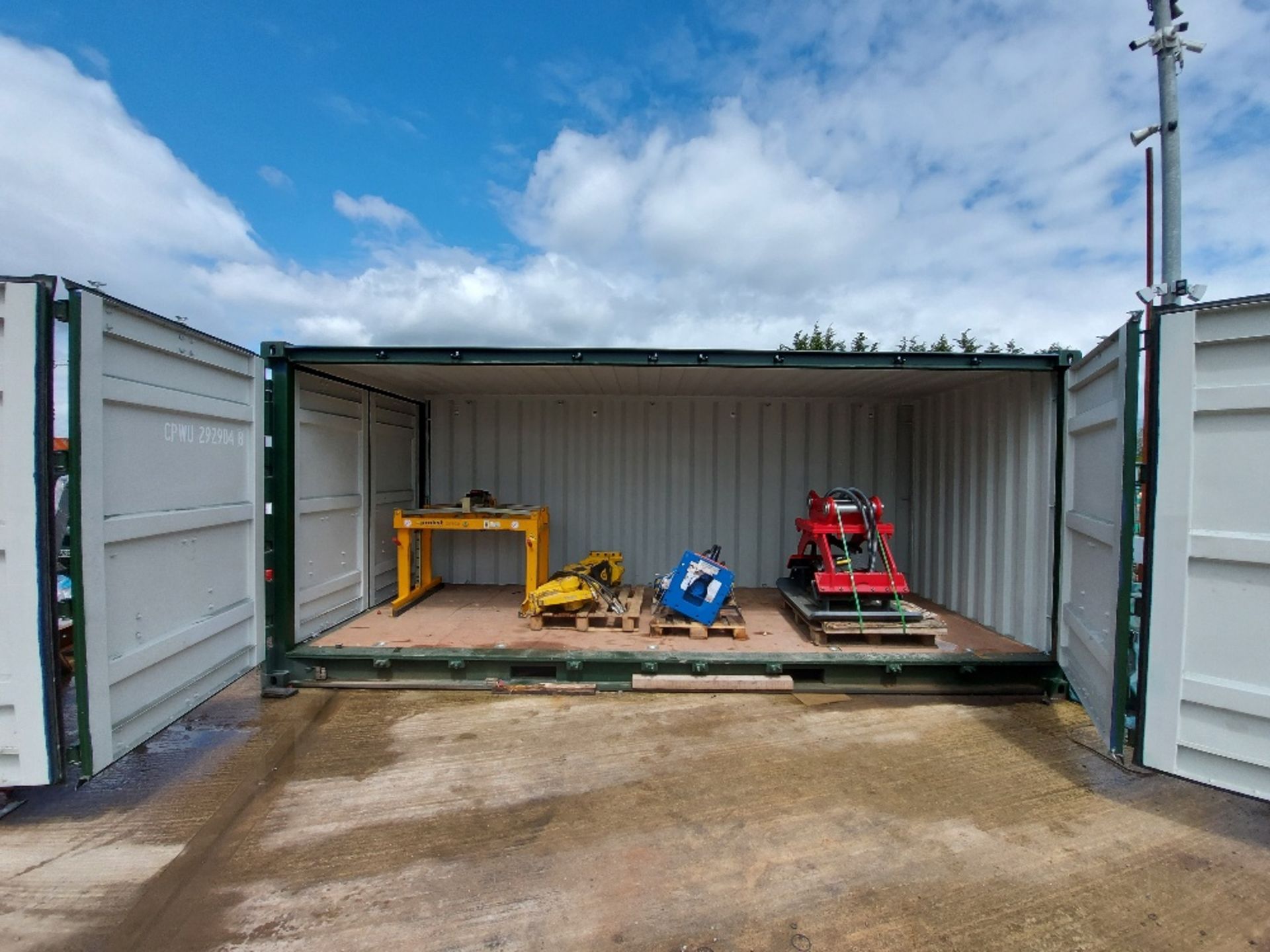 Steel side opening 20ft sea shipping container - Image 3 of 4