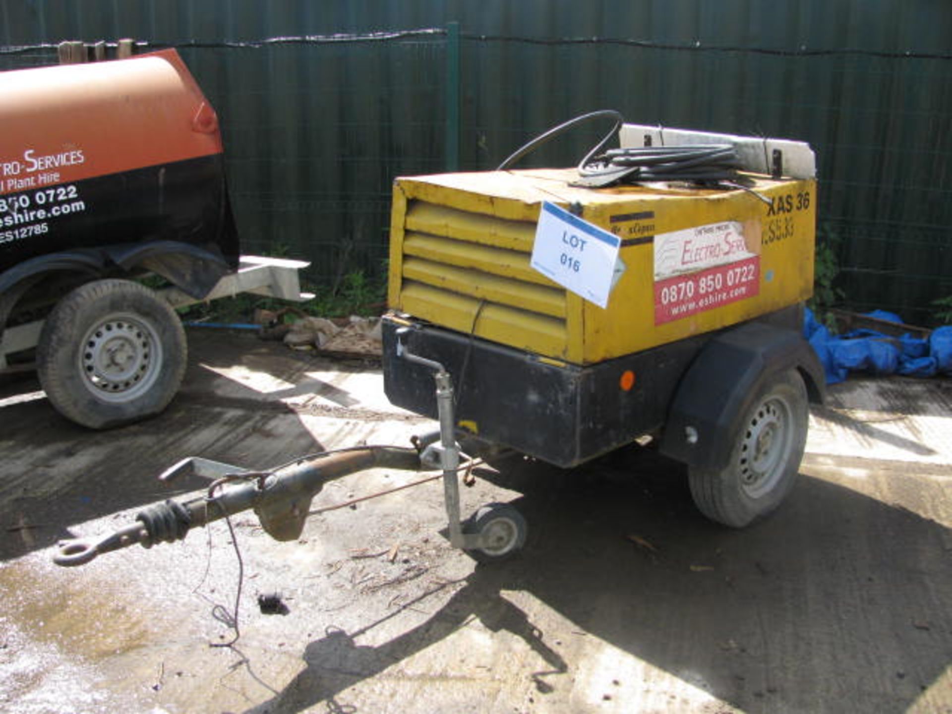 Atlas Copco XAS36 towable compressor - Image 2 of 4