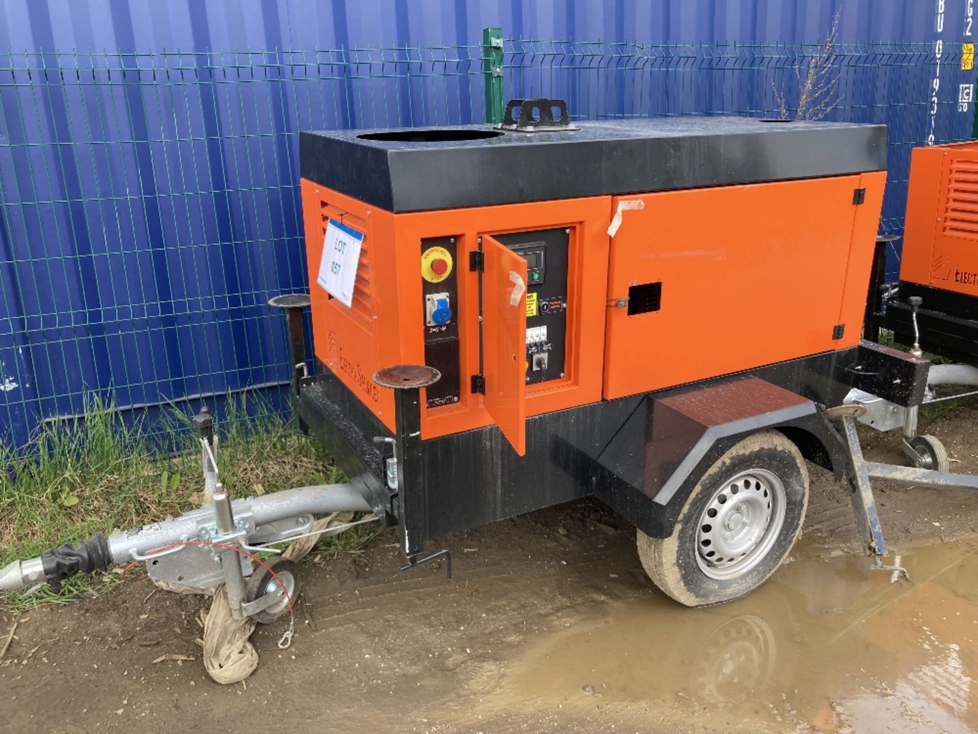 Electro Services lighting tower chassis with Kubota D1105 engine - Image 3 of 26