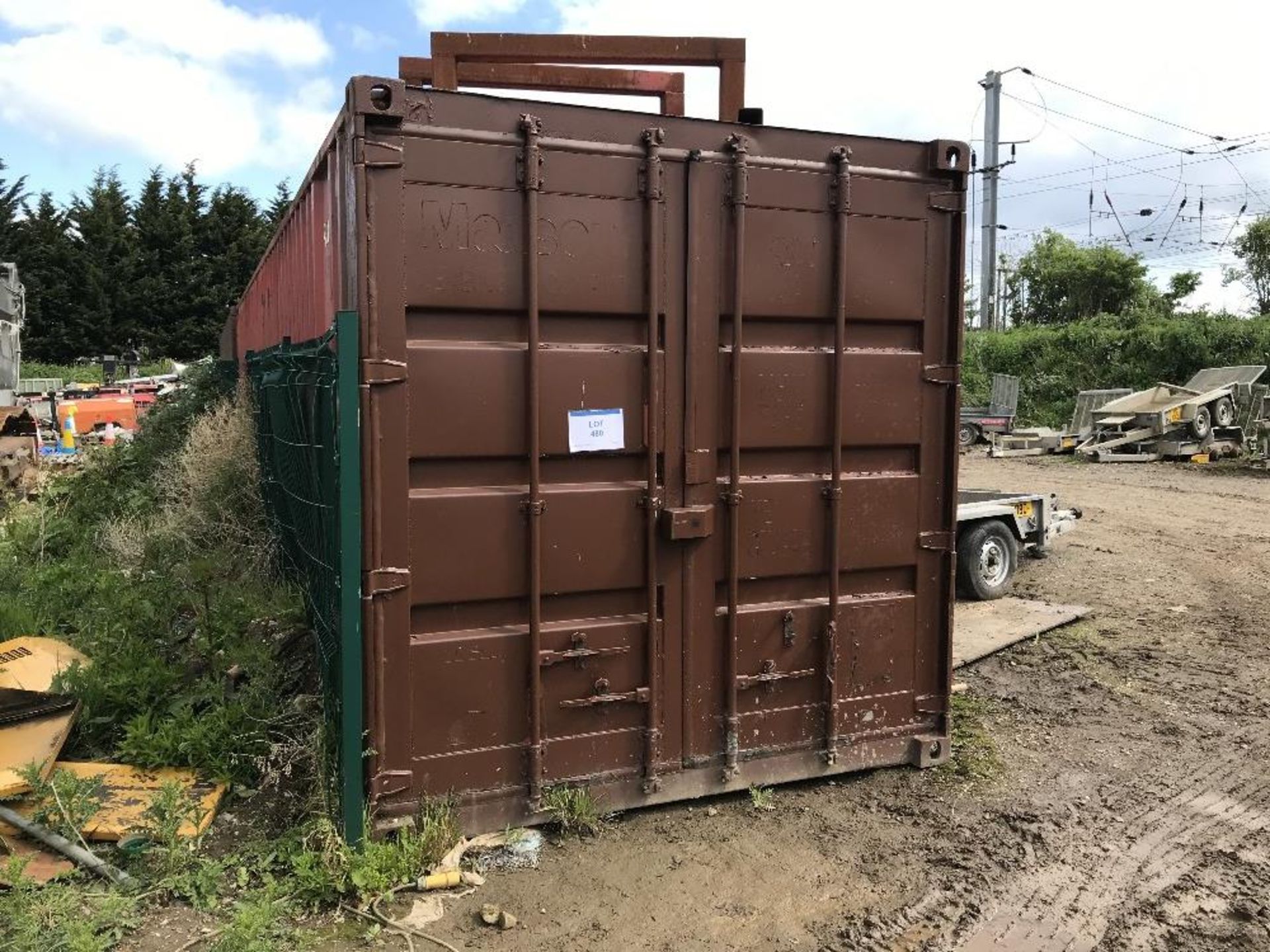 40ft Steel shipping container and contents - Image 2 of 13