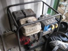Portable site generator with Honda motor