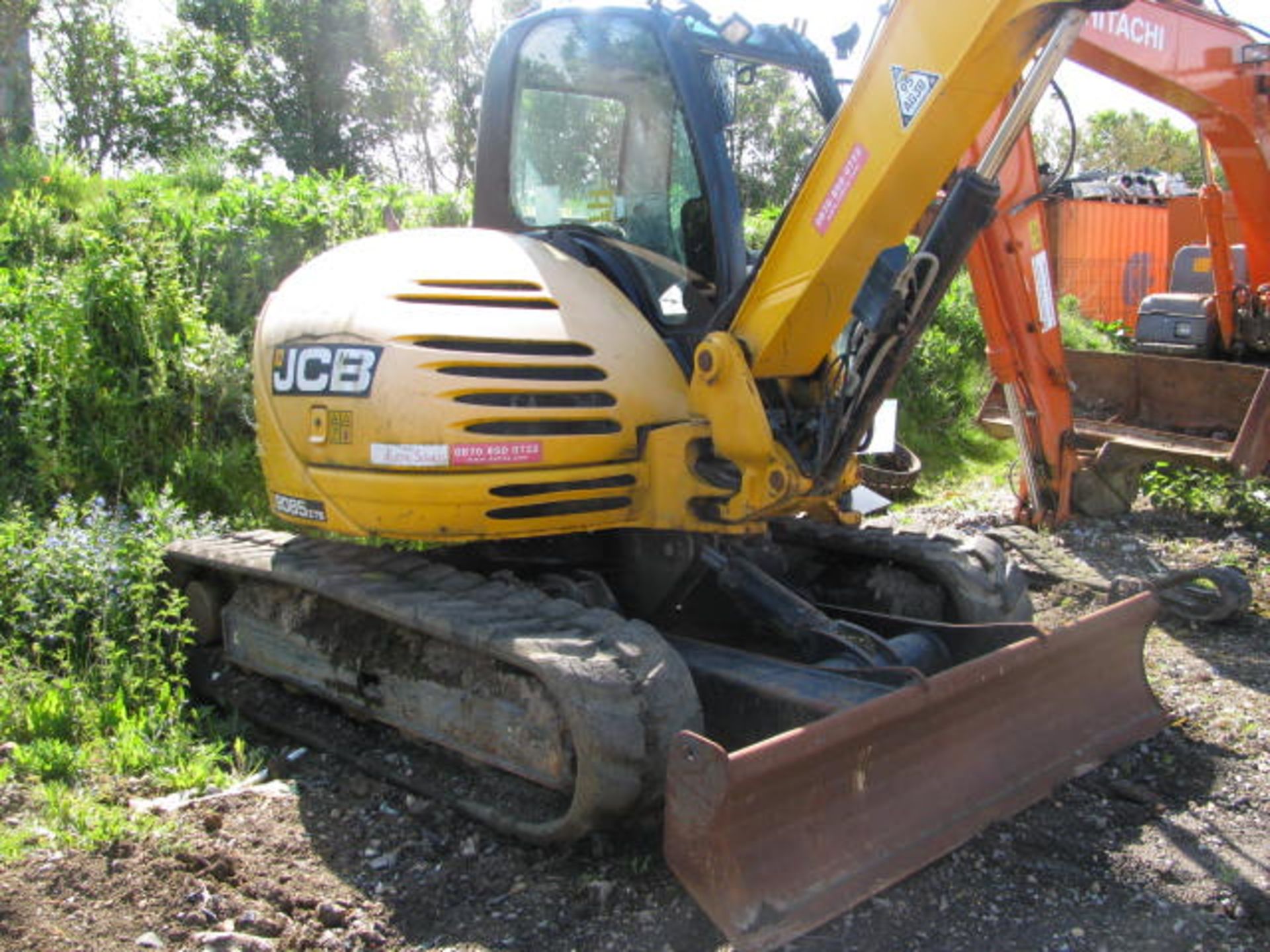 JCB 8085 ZTS rubber tracked excavator - Image 3 of 6
