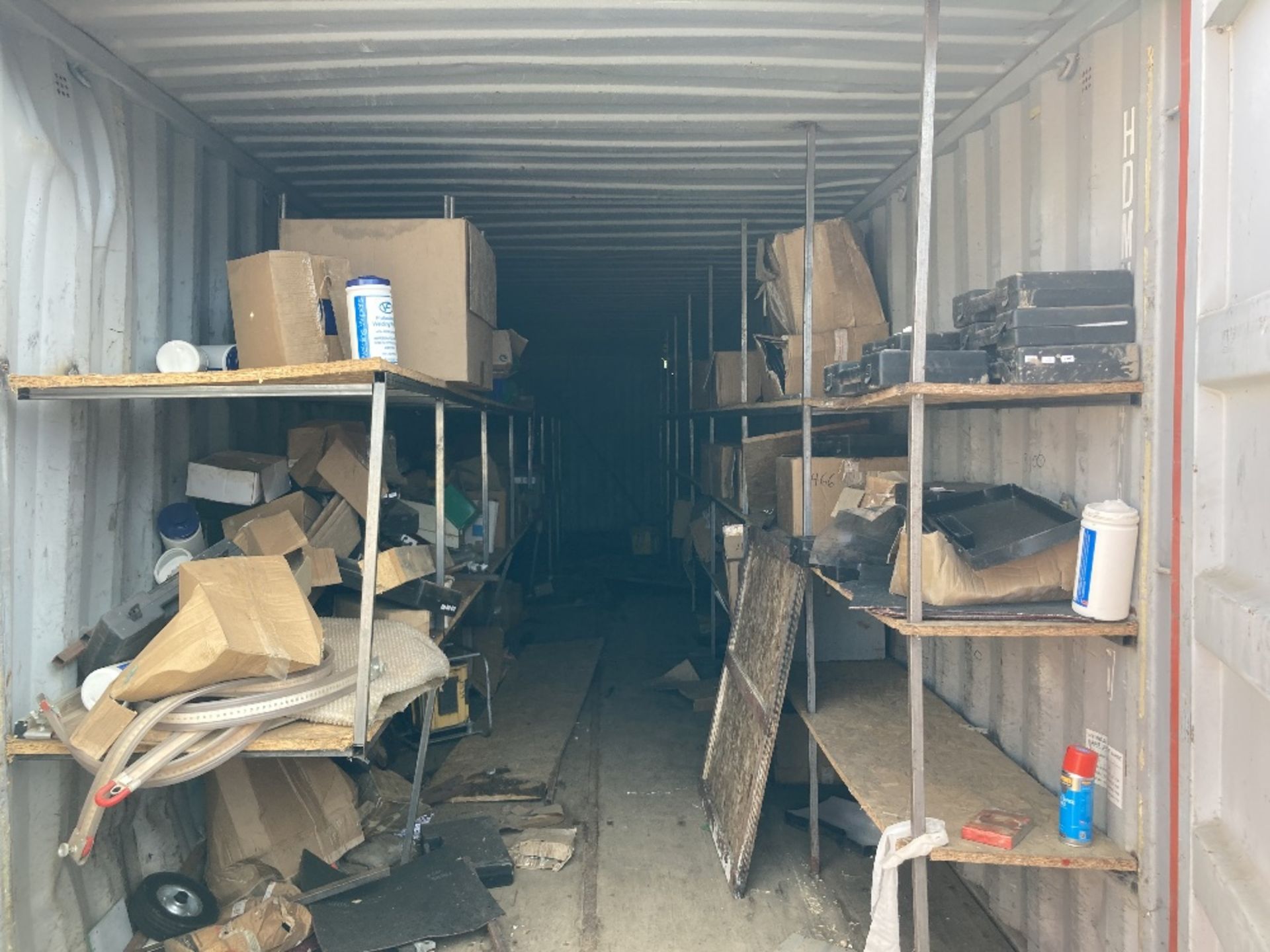 40ft Steel shipping container & Contents - Image 3 of 12