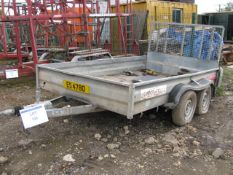 Tandem axle plant trailer