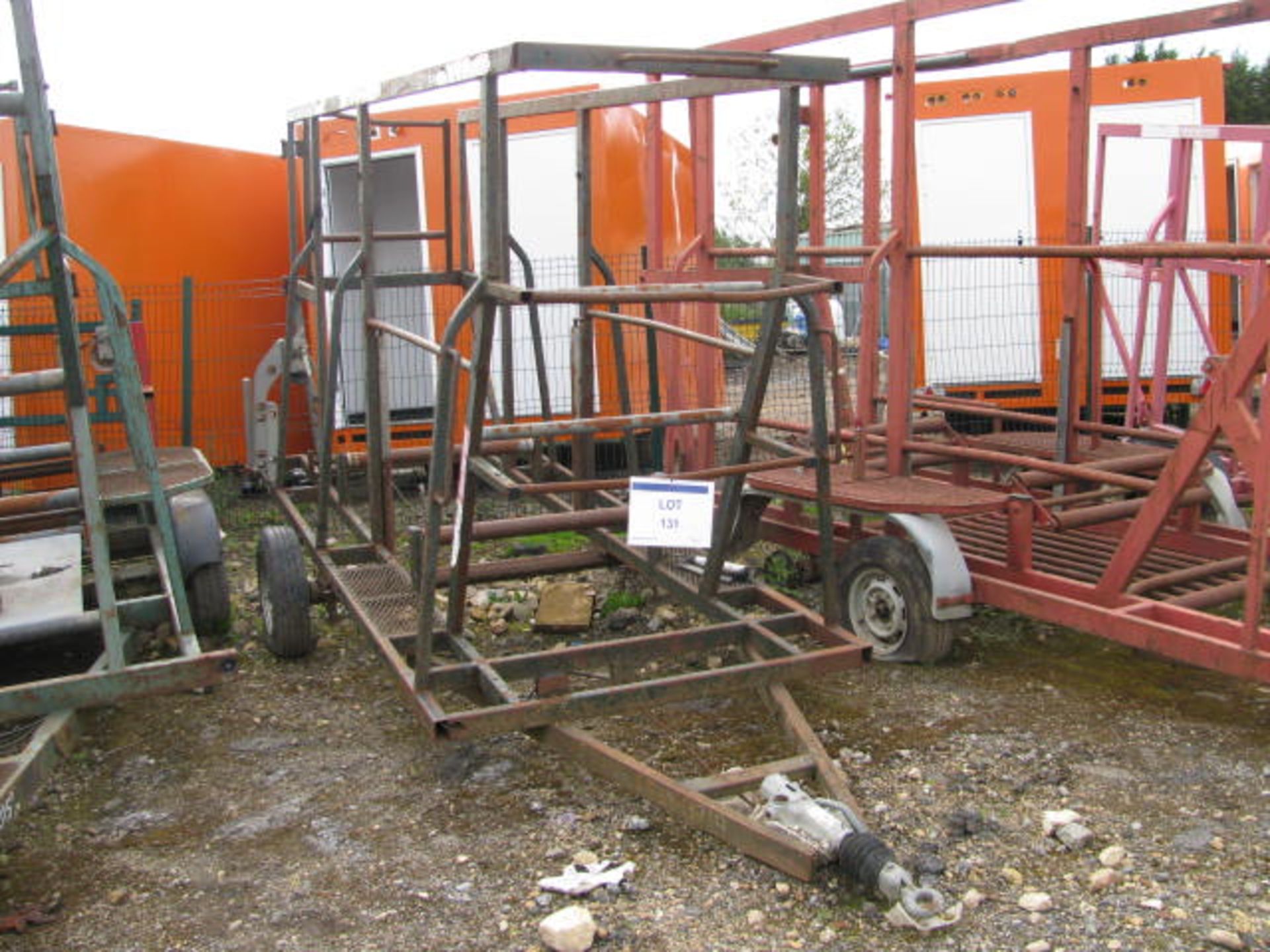 Unbranded single axle coil trailer - Image 3 of 5