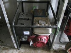 Portable site generator with Honda GX270 motor