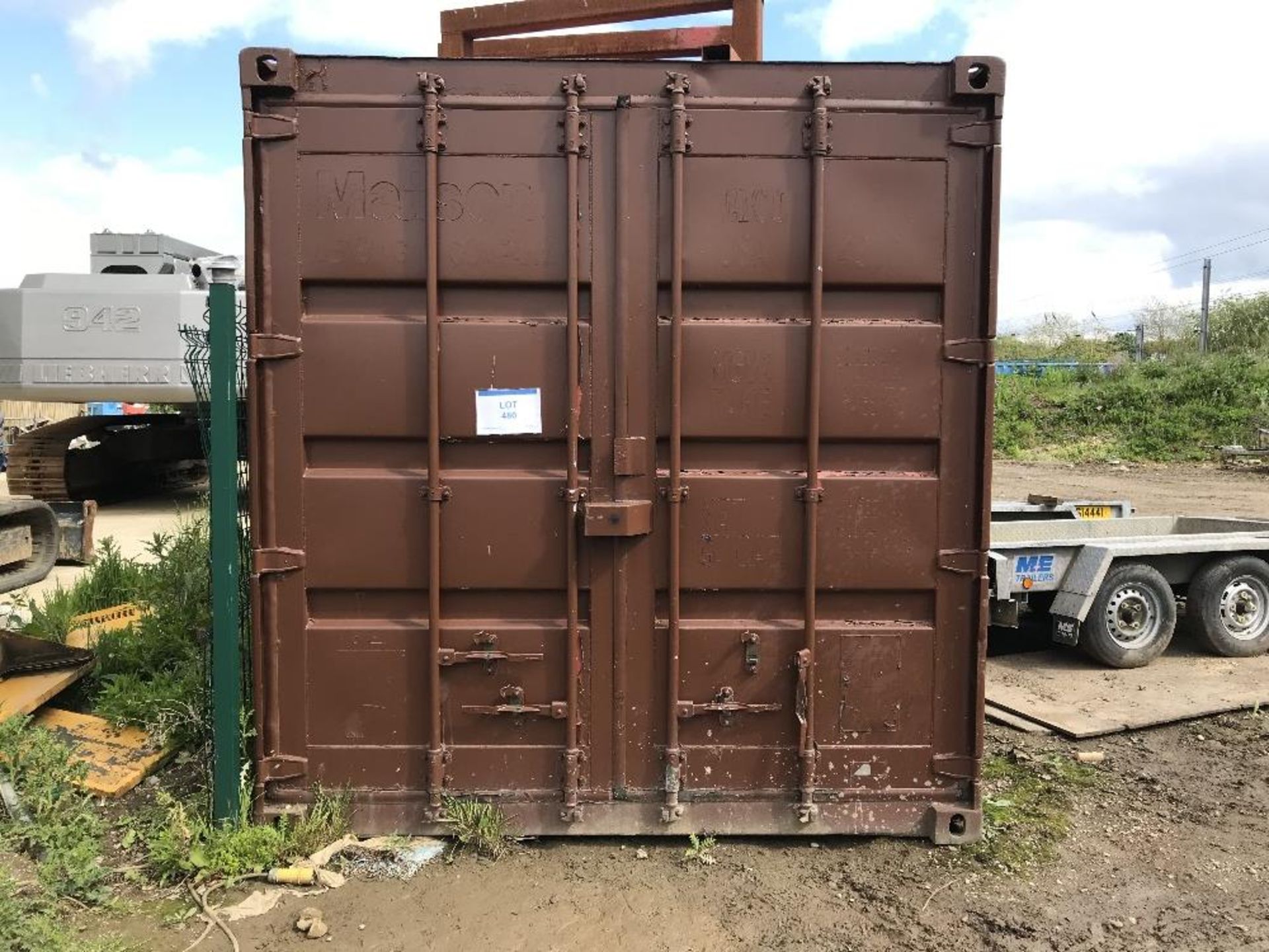 40ft Steel shipping container and contents