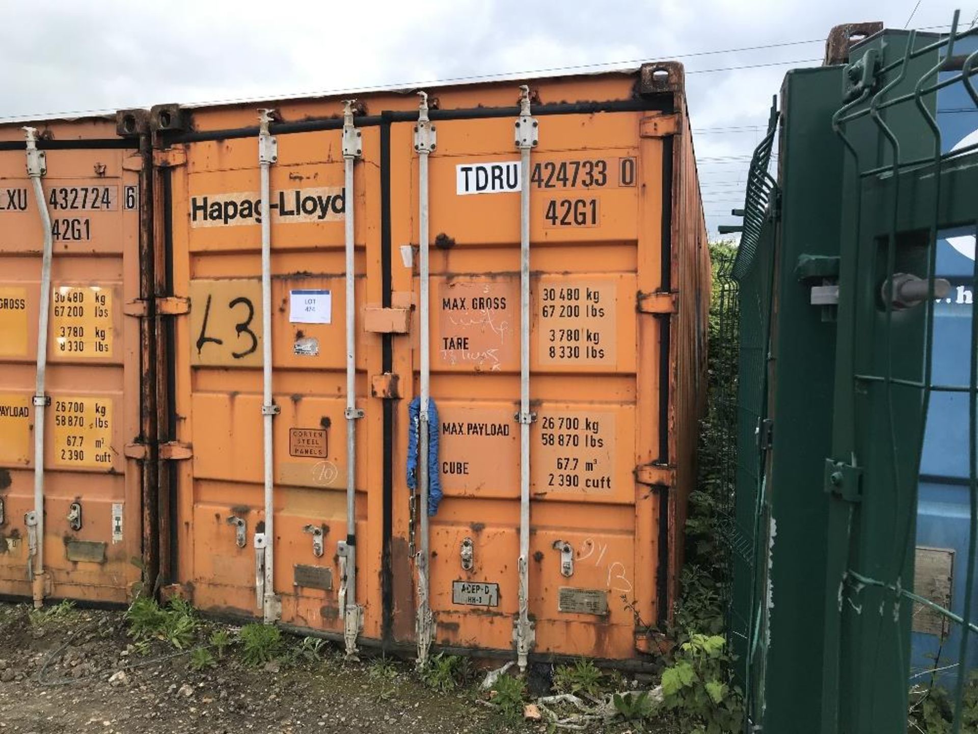 40ft Steel shipping container with remaining contents - Image 2 of 16