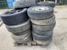 (2) Pallets of Used Wheels & Tyres