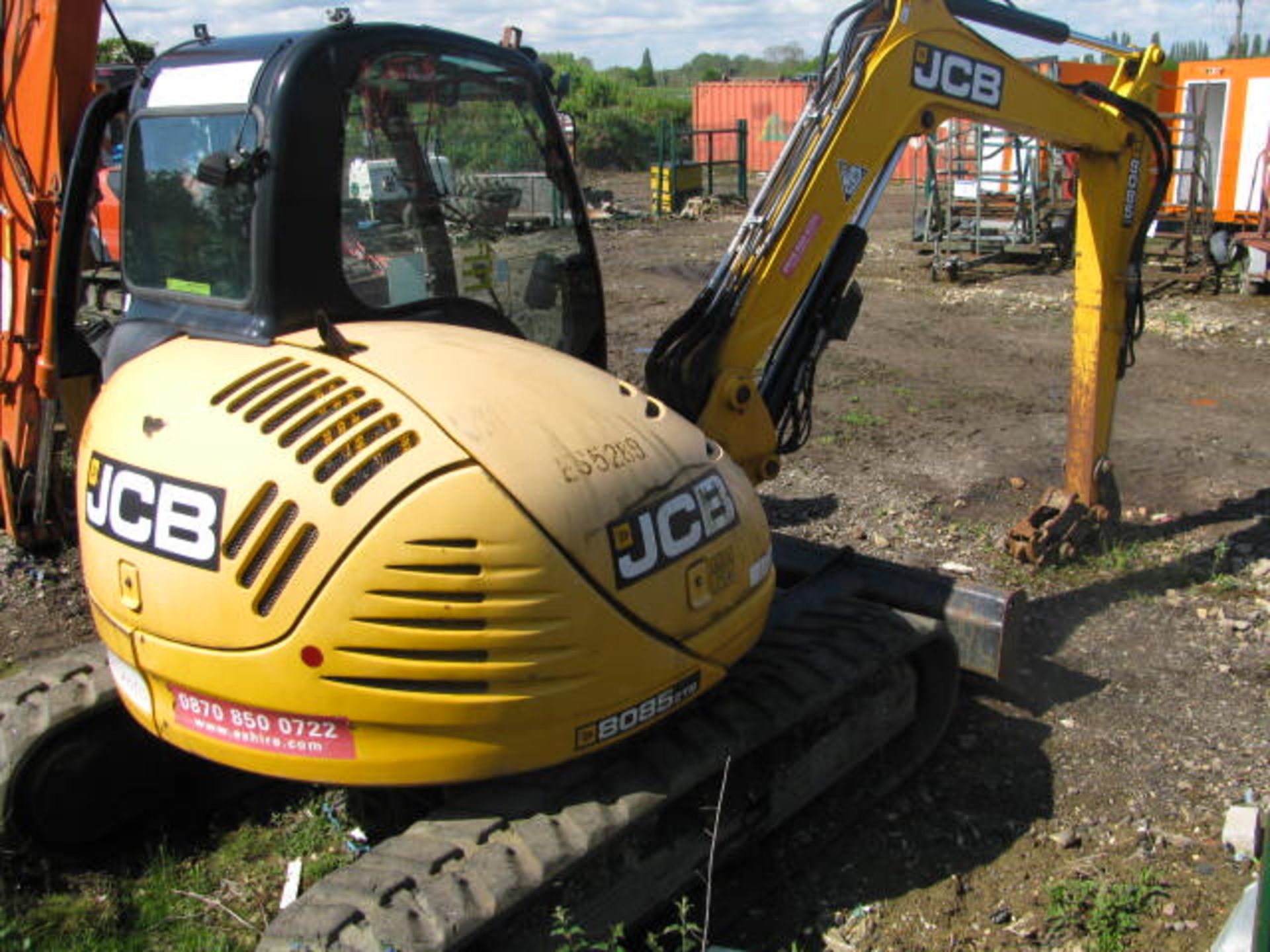JCB 8085 ZTS rubber tracked excavator - Image 6 of 6