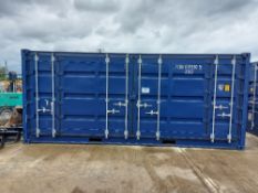Steel side opening 20ft sea shipping container