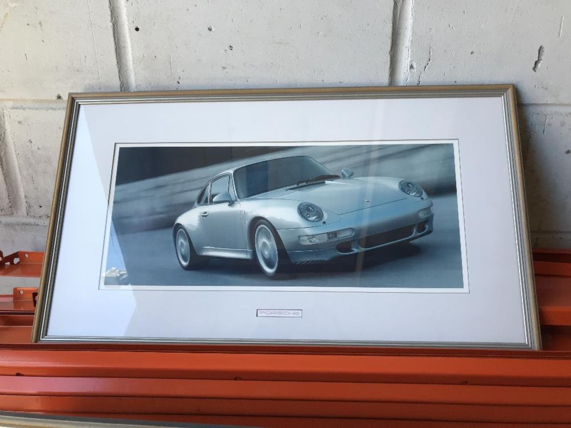 Two framed pictures of Porsche cars - Image 3 of 3
