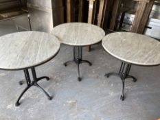 (3) Circular Marble-top Dinning Table (0.8m)