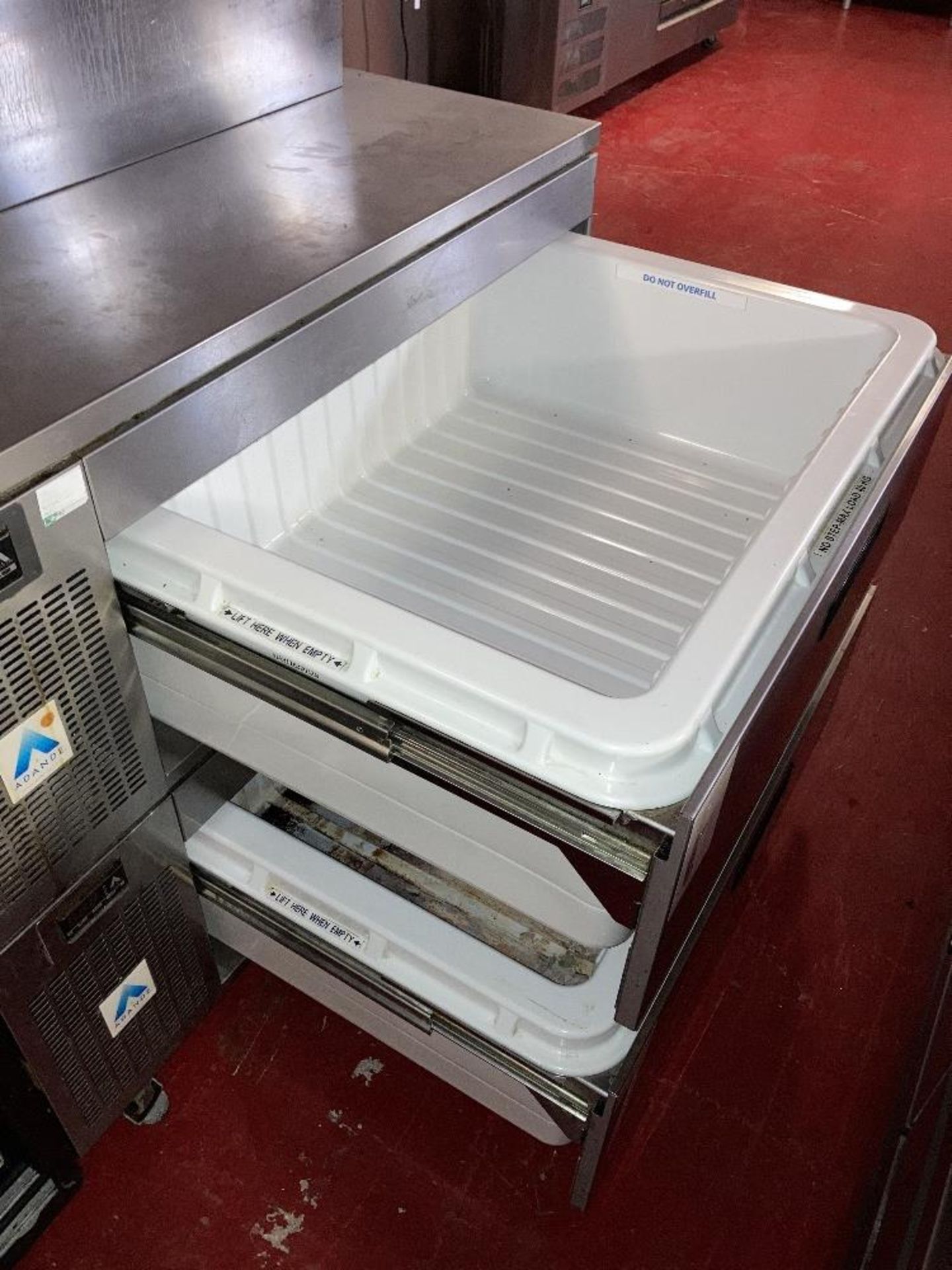 (2) Adande Refrigeration VCS R1 Under-Counter 1-Drawer Refrigerator c/w Counter-Top Prep Station - Image 9 of 9