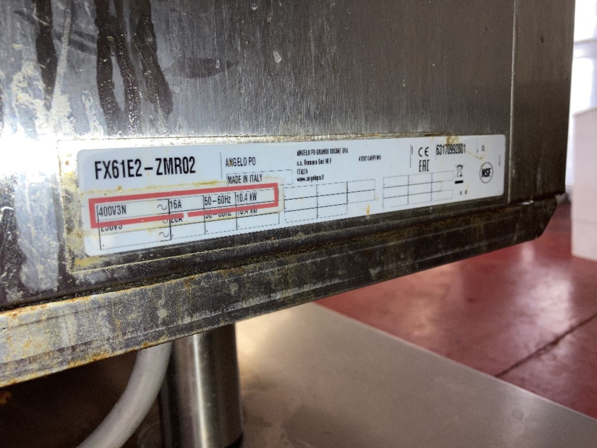 (2) Angelo Po FX61E2-ZMR02 6-Grid Electric Combi-Ovens c/w Static Stand - Image 10 of 12