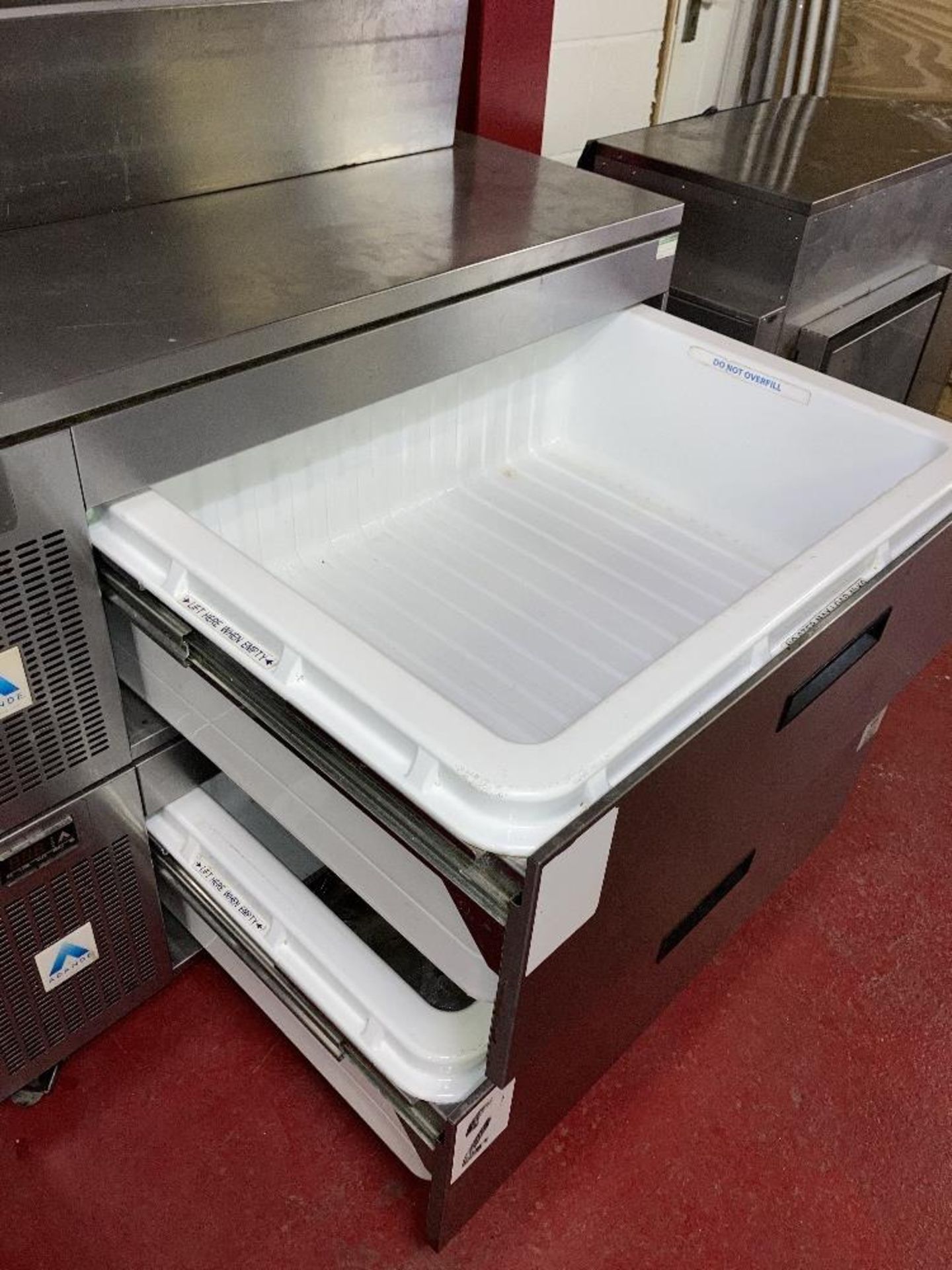 (2) Adande Refrigeration VCS R1 Under-Counter 1-Drawer Refrigerator c/w Counter-Top Prep Station - Image 9 of 9