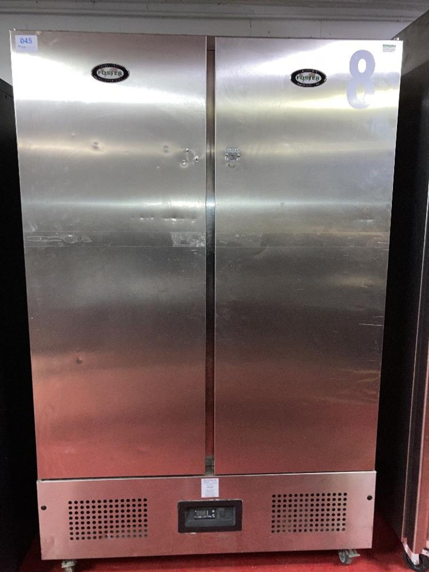 Foster FSL800H 2-Door Upright Slimline Cabinet Refrigerator (DOM: 2017)