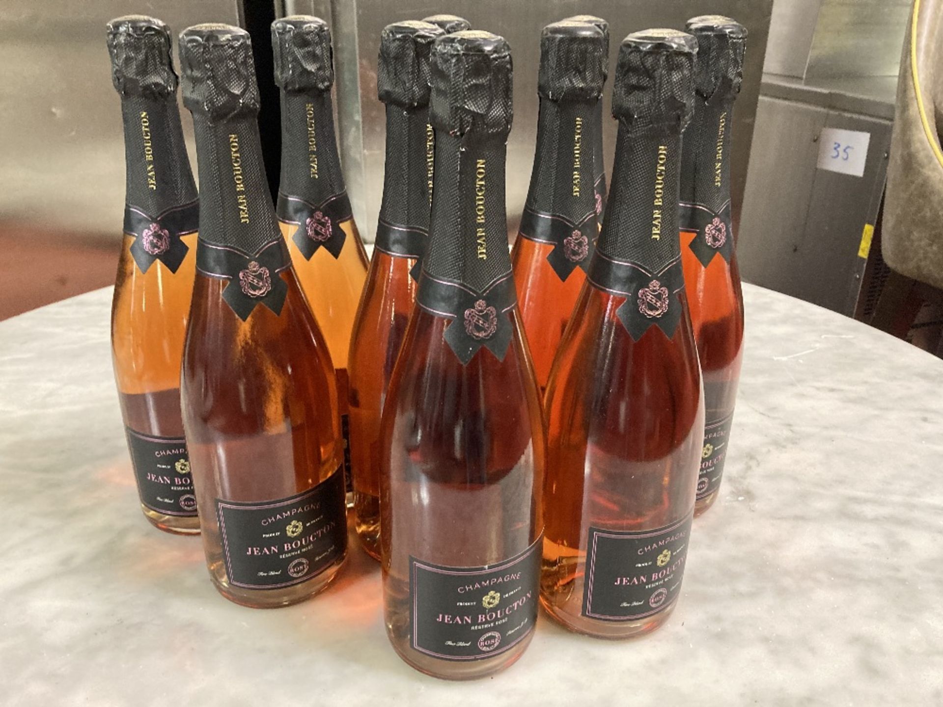 (11) Bottles of Jean Boucton Reserve Rose Champagne - Image 2 of 4