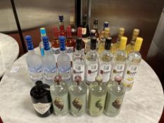 Large Quantity of Alcoholic Drinks to include Vodka, Gin, Rum, Wine etc.