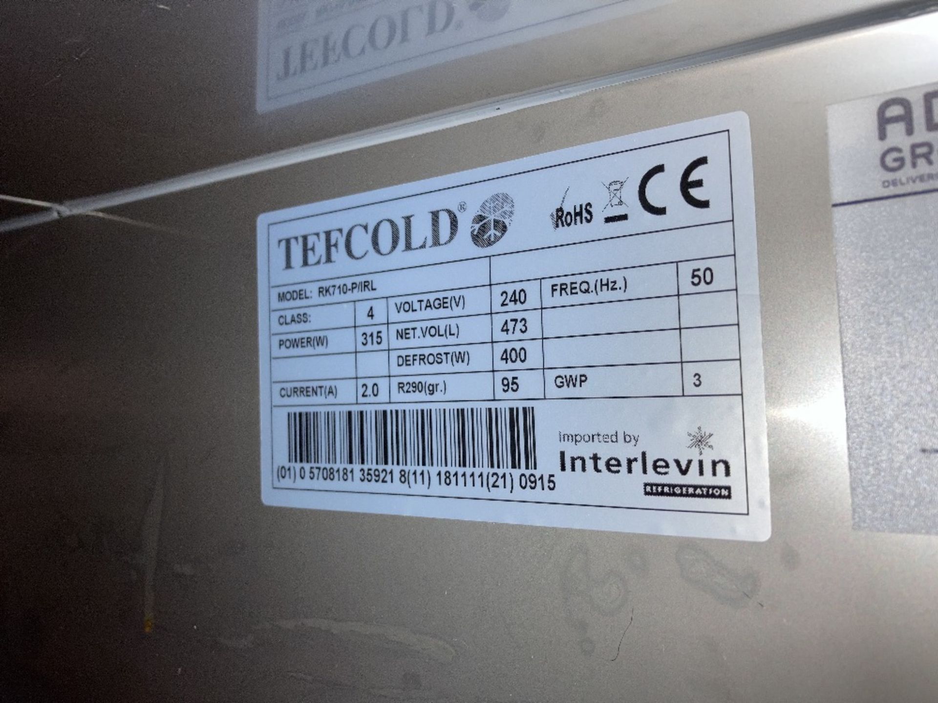 Tefcold RK710-P/IRL 1-Door Upright Refrigerator - Bild 6 aus 7