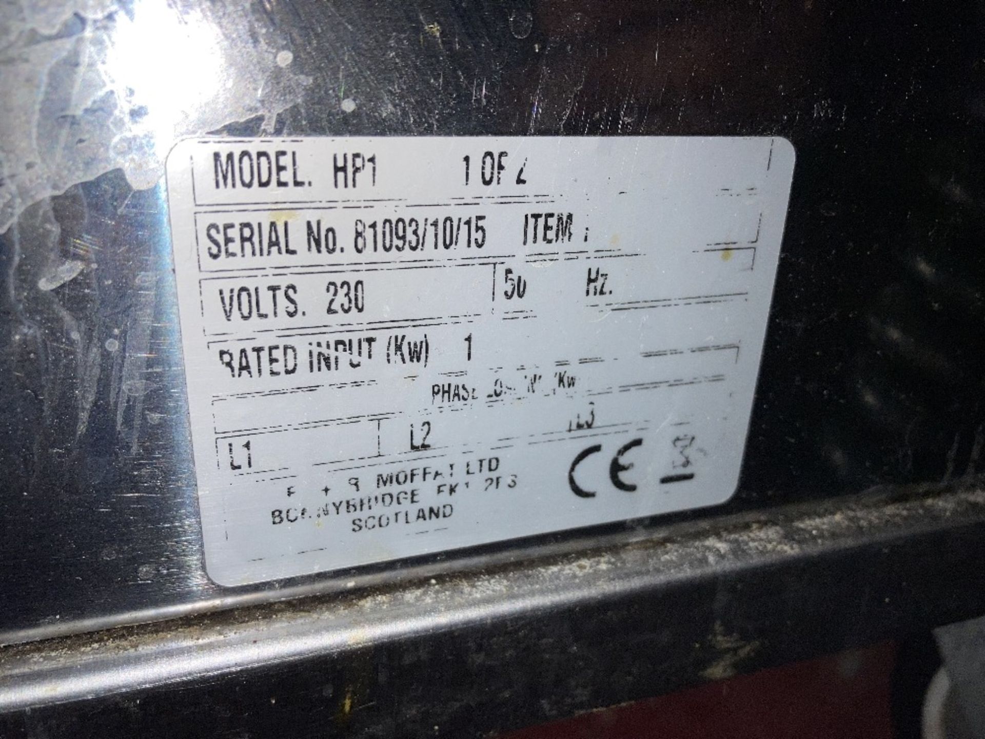 Moffat HP1 Heated Plate Dispenser - Image 7 of 7