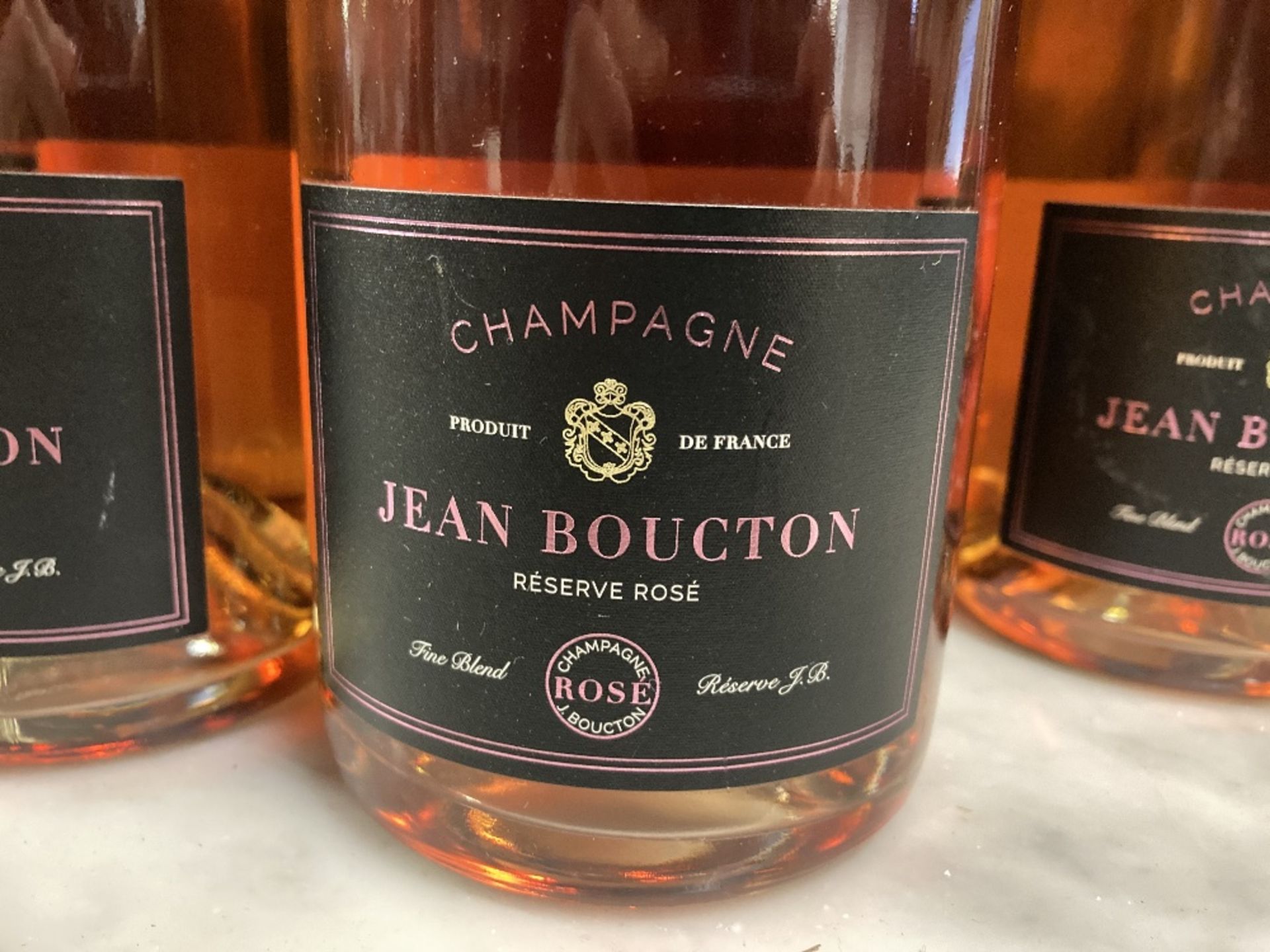 (11) Bottles of Jean Boucton Reserve Rose Champagne - Image 3 of 4