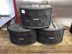 (3) Bose 802 Series IV Panaray PA Loudspeakers