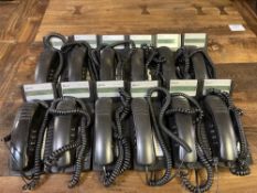 (12) Mitel 5304 IP Phones c/w (12) Handsets