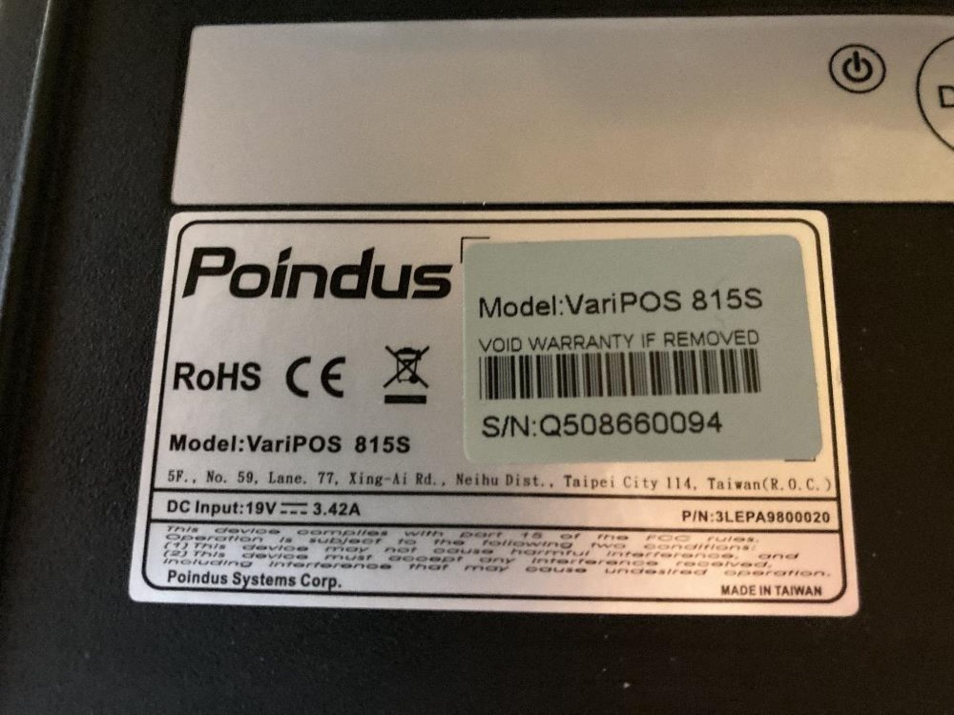 Poindus Varipos 815S EOPS System - Image 4 of 4