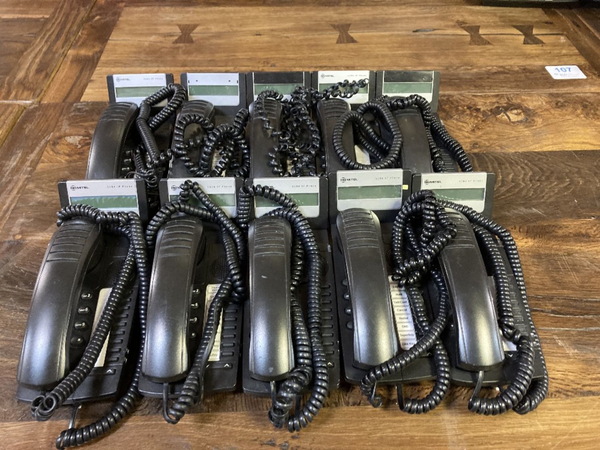 (10) Mitel 5304 IP Phones c/w (10) Handsets