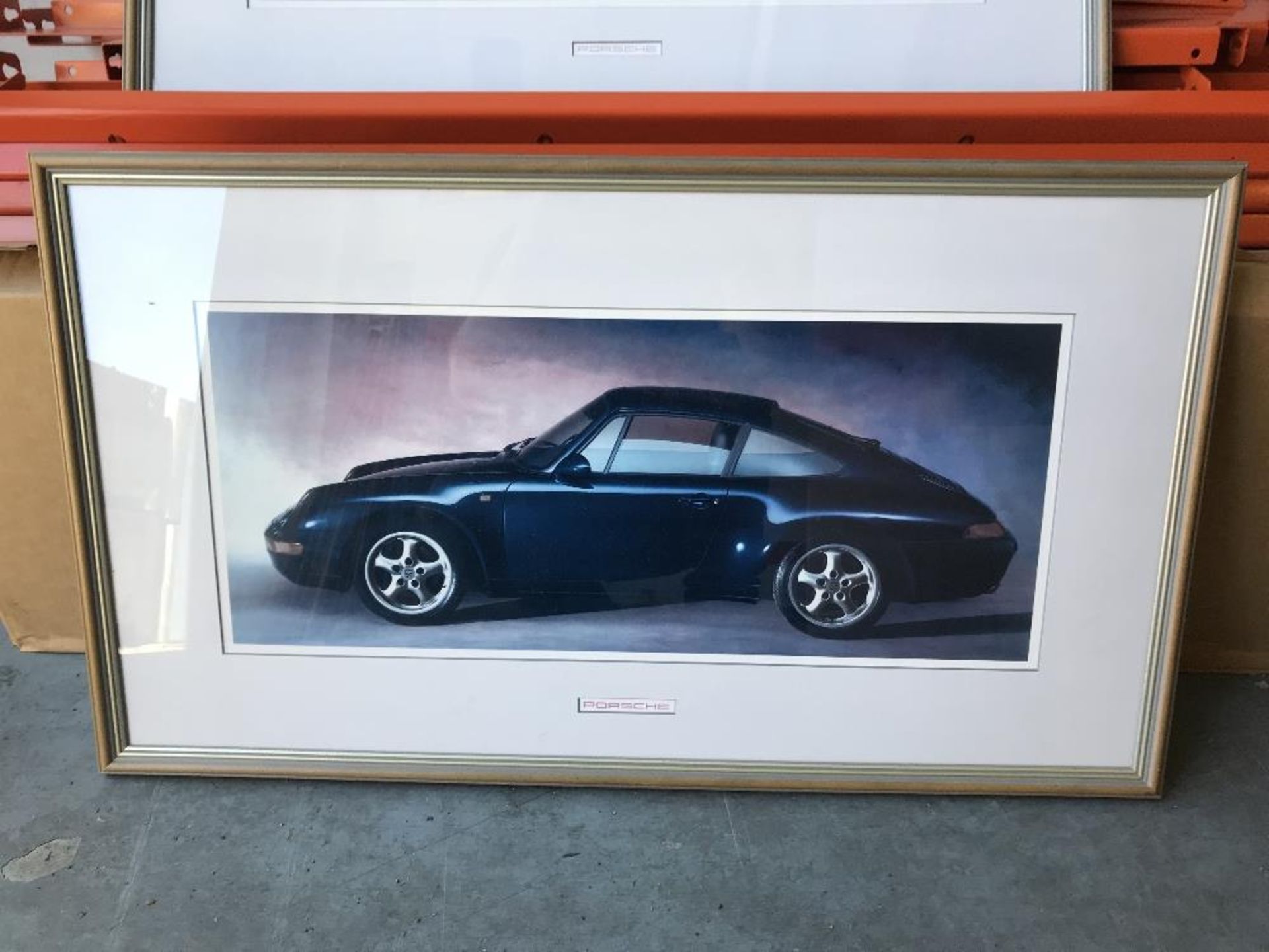 Two framed pictures of Porsche cars - Image 2 of 3