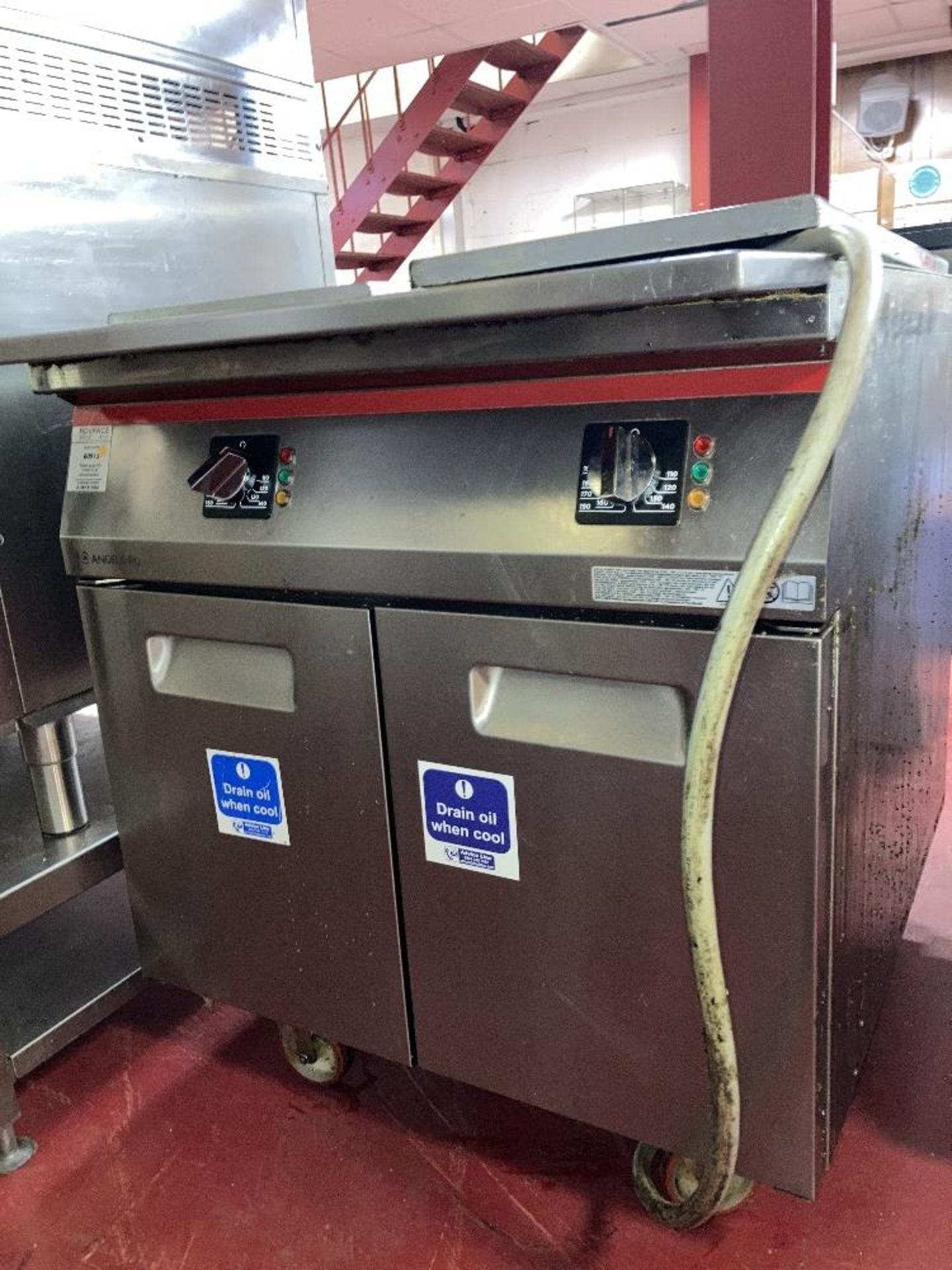 Angelo Po Commercial Two-Tank Fryer
