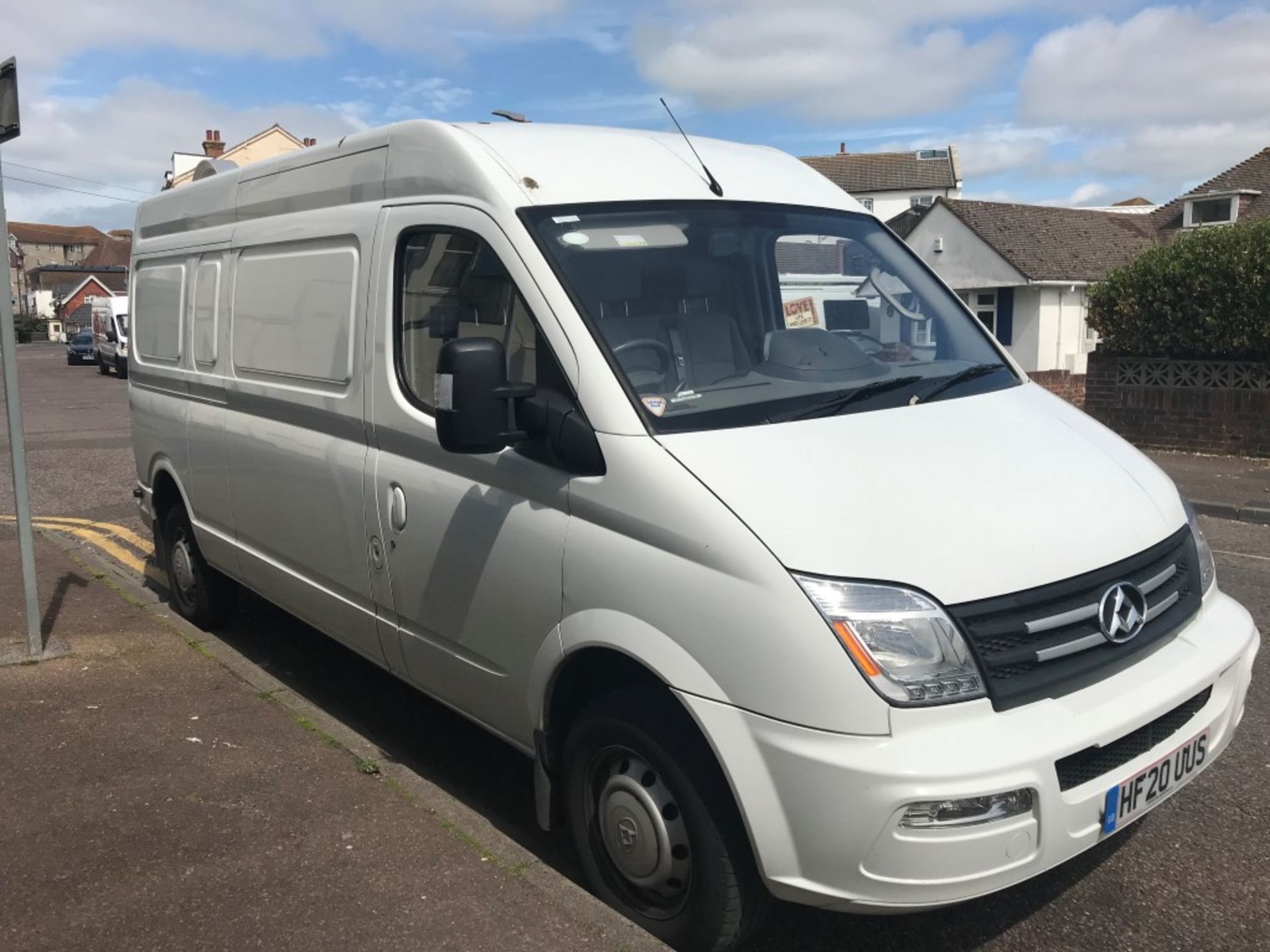 LDV V80 L2H2, LWB, Diesel 2.5, medium roof panel van, Registration No. HF20 UUS