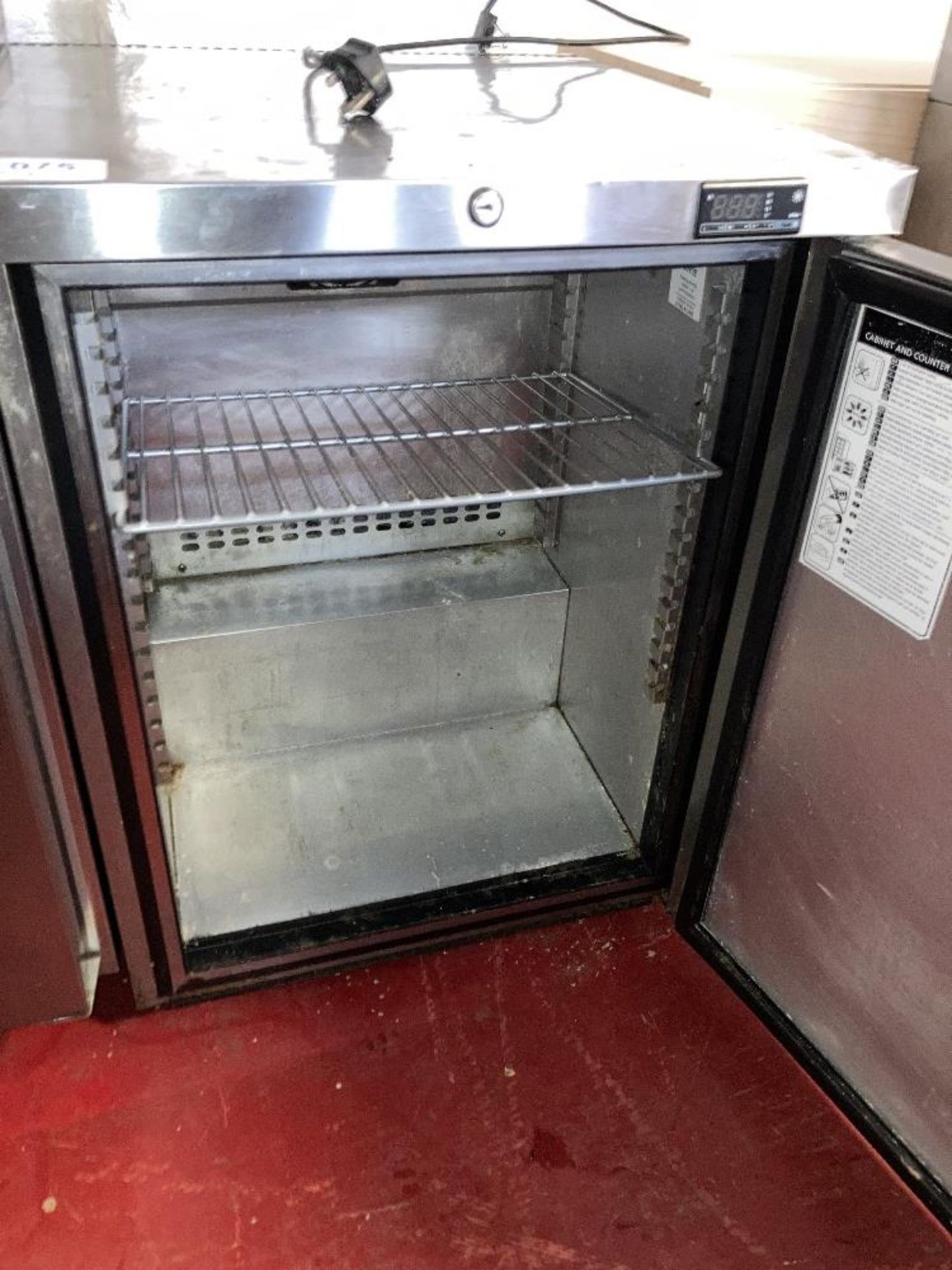 Foster HR150-A 1-Door Under-Counter Refrigerator (DOM: 2016) - Image 3 of 5