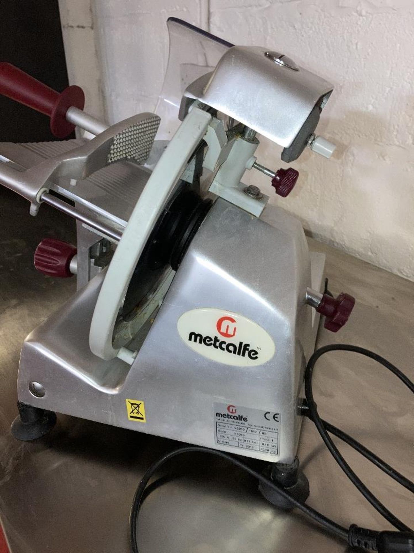 Metcalfe NS250 Commercial Meat Slicer (DOM: 2018) - Image 4 of 8
