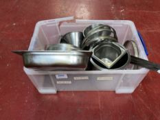 Quantity of Commercial Catering Equipment c/w Plastic Storage Box